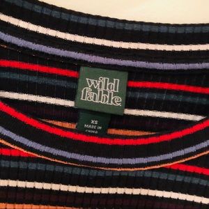 wild fable Dresses - Wild Fable Stripe Multi-Colored Dress wild fable Dresses - Wild Fable Stripe Multi-Colored Dress